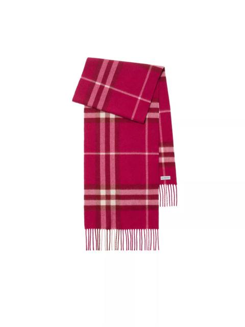 Burberry Check Cashmere Scarf