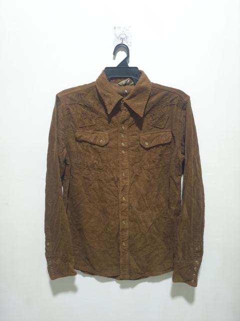 Archival Clothing - GUMU INT STONE BUTTON CUDROY WESTERN SHIRT