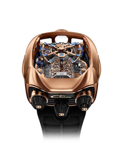 Other Designers Jacob & Co. Bugatti Chiron Tourbillon Hand Wind Men's Watch BU200.40.AA.AA.C