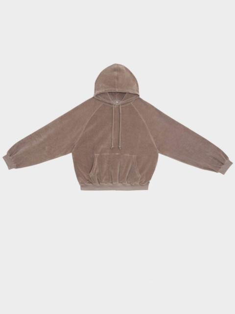 BASERANGE Rim Raglan Hoodie - Organic Cotton Velour