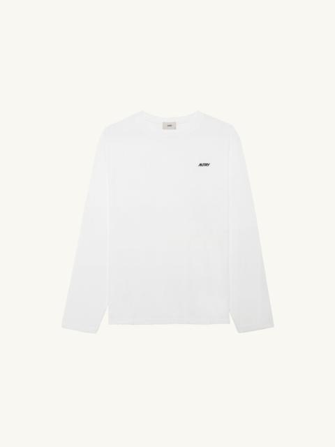 AUTRY LONG-SLEEVE EMBROIDERED LOGO TEE UNISEX