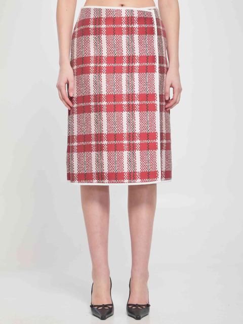 CELINE Celine Women Checkered Skirt