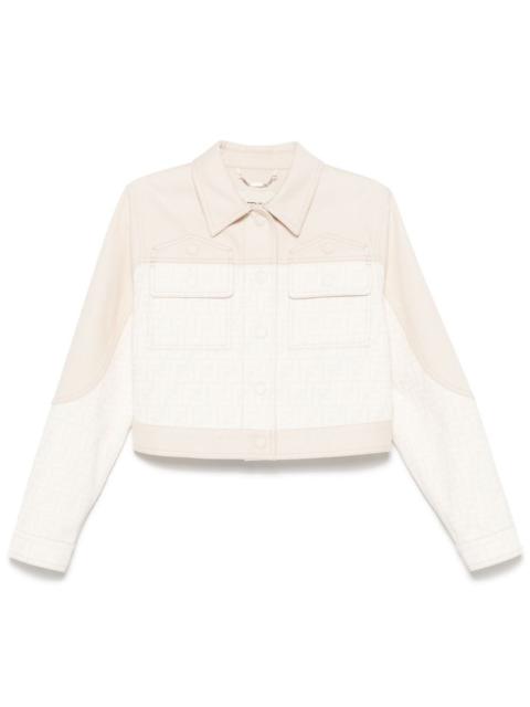 FENDI Fendi Women Ff Cropped Denim Jacket