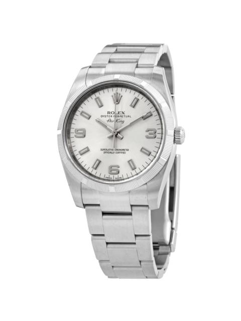 ROLEX Rolex Air King Silver Dial Stainless Steel Oyster Bracelet Automatic Men's Watch 114210SASO