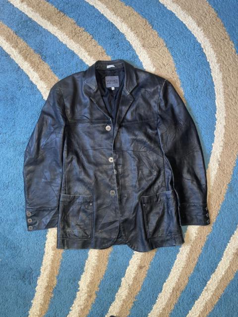 VERSACE Gianni Versace vintage Leather Jacket