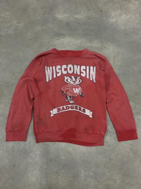 Other Designers Vintage 90’s Wisconsin Badgers Sun Faded Sweetshirt