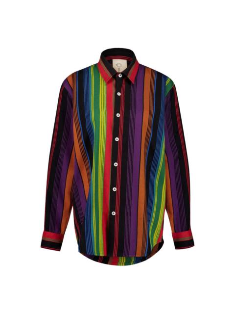 MARRAKSHI LIFE striped long-sleeve shirt