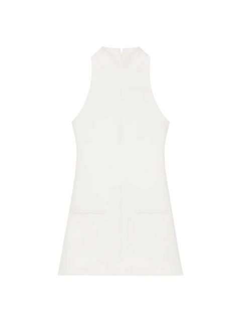 courrèges 2-Pocket Twill A-Line Dress