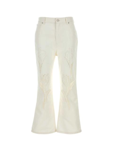 Marni Marni Women White Denim Jeans