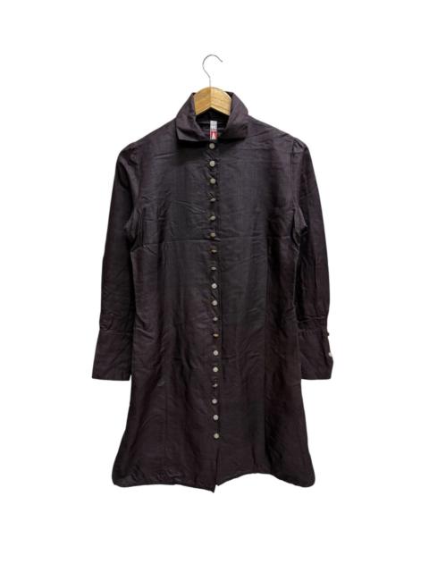Other Designers Christophe Lemaire Button Up Shirt Mini Dress