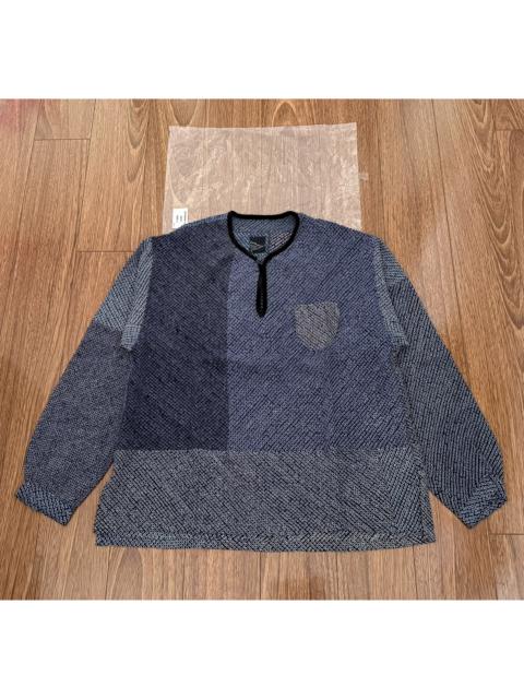 visvim VISVIM 24 ICT TUNIC P.O. (VT.SHIBORI) Vintage Skein-Dyed Shibori Silk