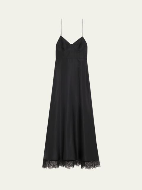 RÓHE Sleeveless Silk Lace Dress