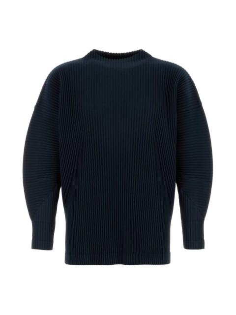 Midnight Blue Polyester T-shirt
