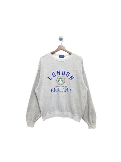 Other Designers Vintage 90s Fred Perry Sweatshirt Grey Size L