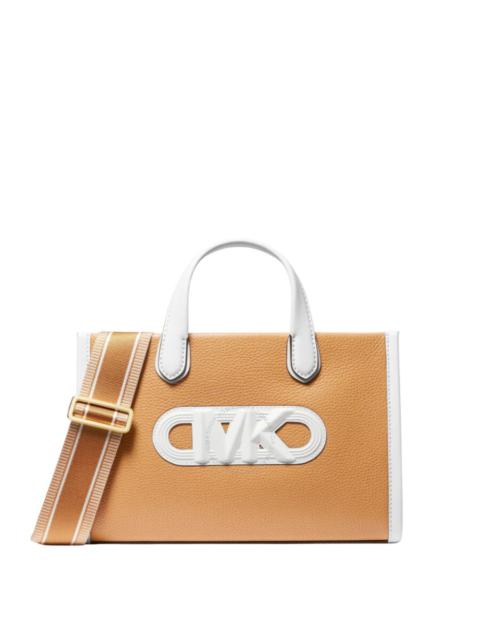 MICHAEL KORS Michael Kors Gigi Small Embossed Leather Messenger Bag