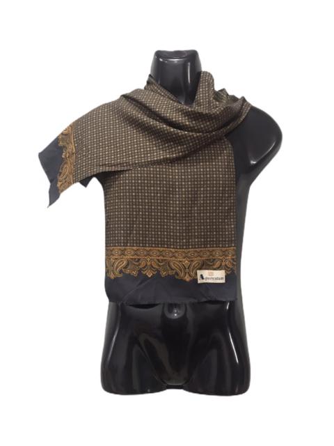Other Designers Aquascutum - AQUASCUTUM LONG SILK SCARF / MUFFLER