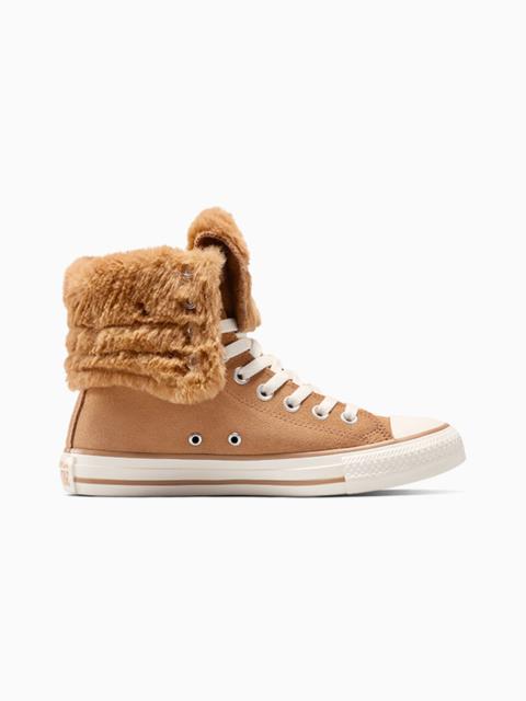 Converse Chuck Taylor All Star Fold Over XHi Faux Fur