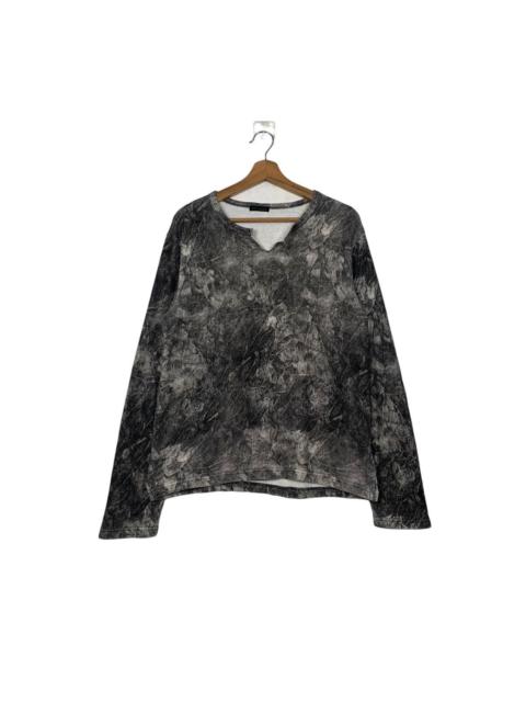 Other Designers Tete Homme Tie Dye Abstract Sweatshirt