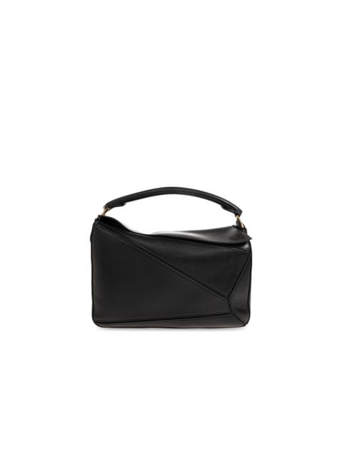 Loewe LOEWE Puzzle Small Featherlight $4800 Black Shoulder Bag New