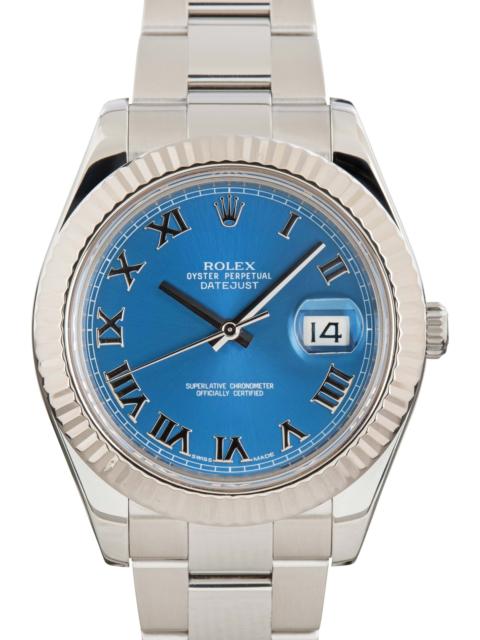 ROLEX Pre-owned Rolex Datejust II 116334 Blue Dial
