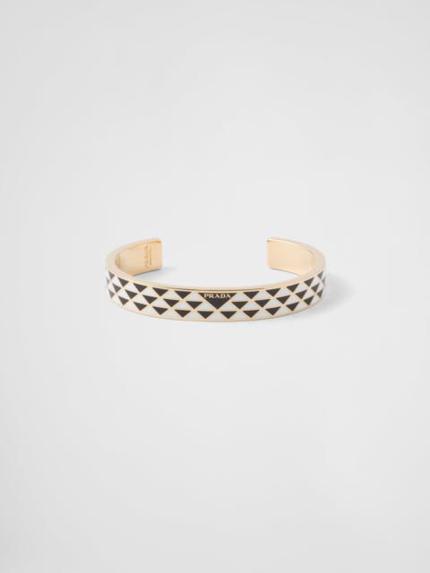 Prada Enameled metal bracelet