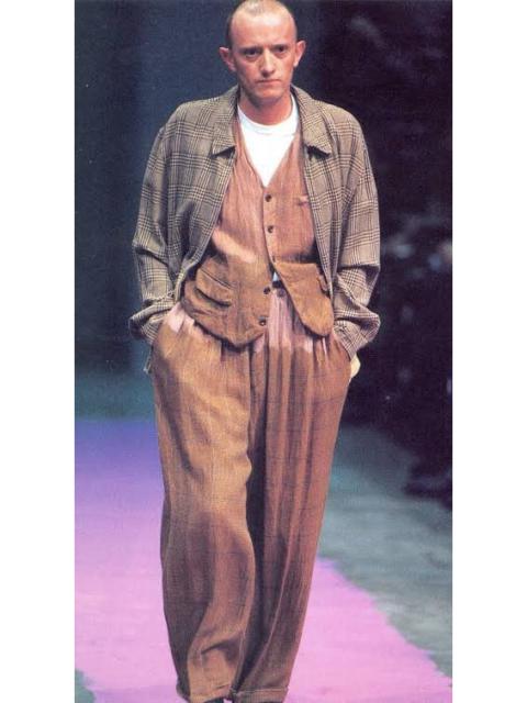 Comme Des Garçons Vintage aw93 Runway Elastic waist Dye Pants