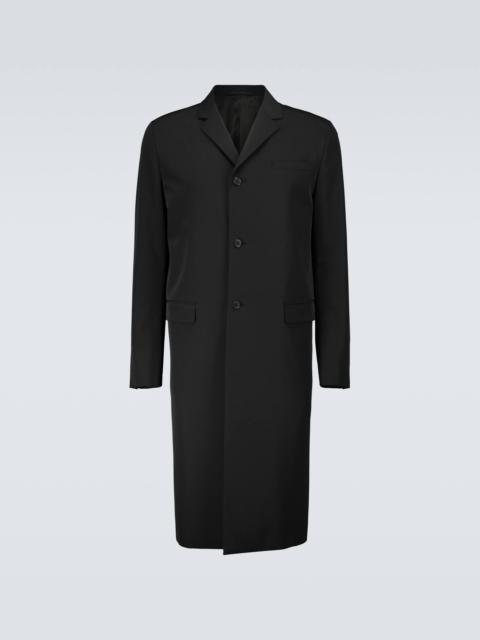 Prada Single-breasted technical overcoat