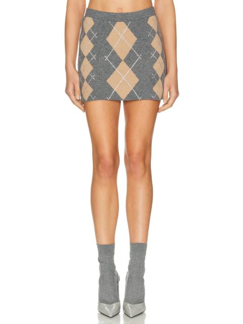 RETROFÊTE Cecile Embellished Skirt