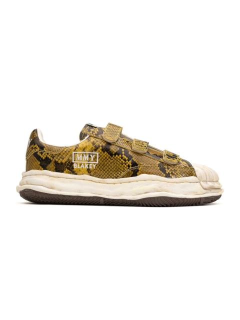 Maison MIHARAYASUHIRO "BLAKEY" OG Sole Python Printed Leather Low-top Sneaker