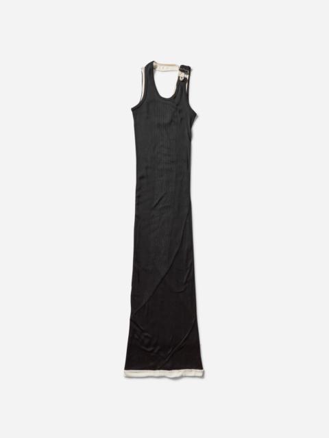 Jean Paul Gaultier Women's Draped Double Dress Black