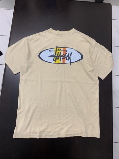 Other Designers Vintage - Vintage 90s Stussy Tshirt Big Logo Single Stich made in Usa