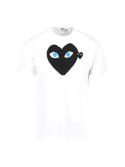 Comme des Garçons PLAY DOUBLE LOGO T-SHIRT