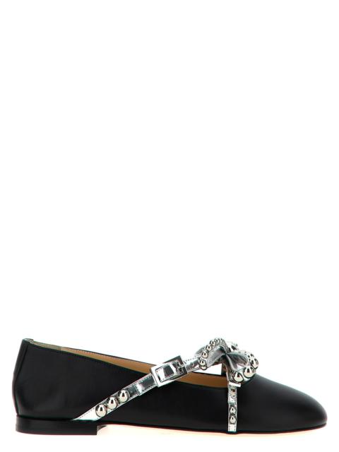 Mach & Mach Women 'Crystal Studs' Ballet Flats