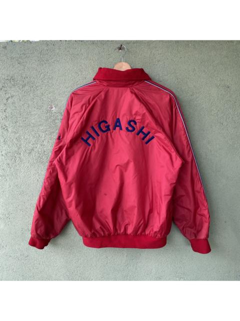 Asics Vintage Asics Higashi Made In Japan Red Zipper Ups Jacket