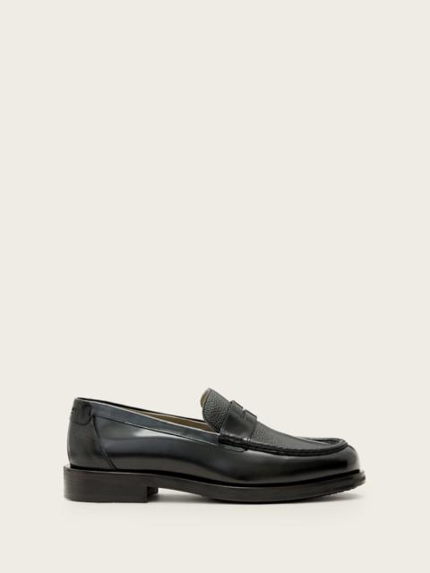 ALLSAINTS BLOOM LEATHER LOAFERS