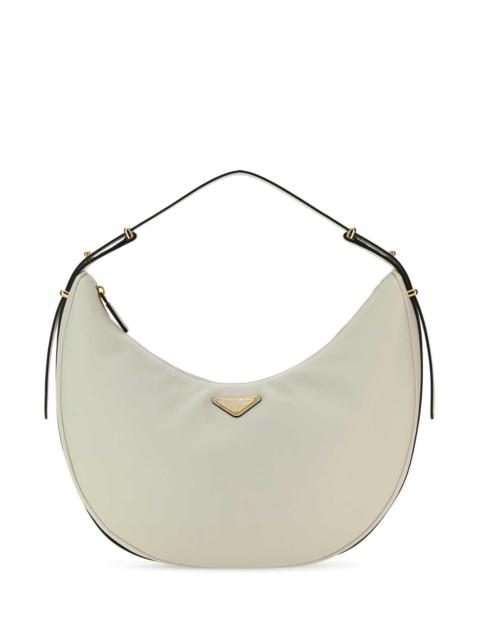 Prada Prada Women White Leather Big Arquã¨ Handbag