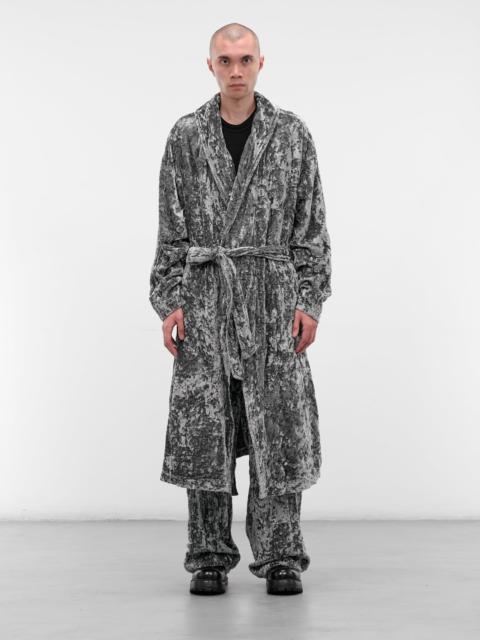 Julius Gray Crushed Velvet Robe