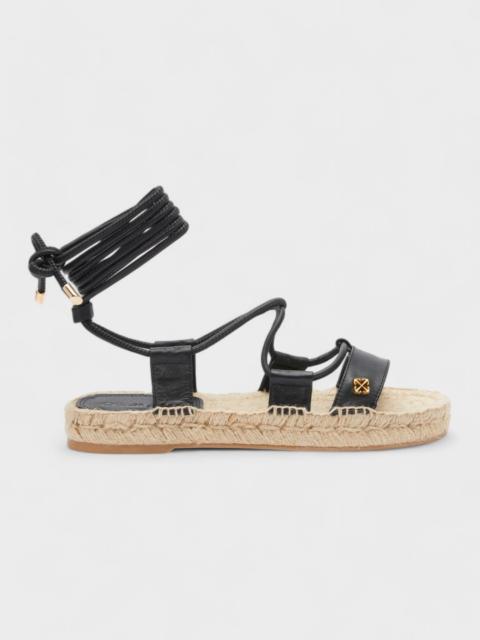 Off-White Off-White Lace Up Espadrillas Black