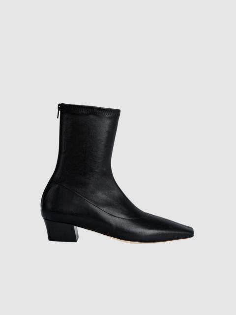 BY FAR Colette 22 Black Stretch Nappa Leather Ankle Boot