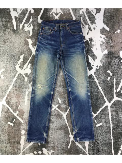 Other Designers Vintage - Vintage 90s Levis 505 Jeans Faded Blue Distress Denim KJ1763