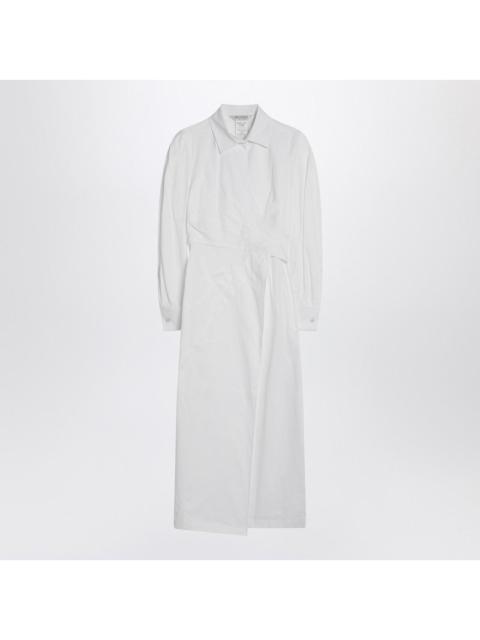 Max Mara Max Mara White Shirt Dress In Cotton Twill Women