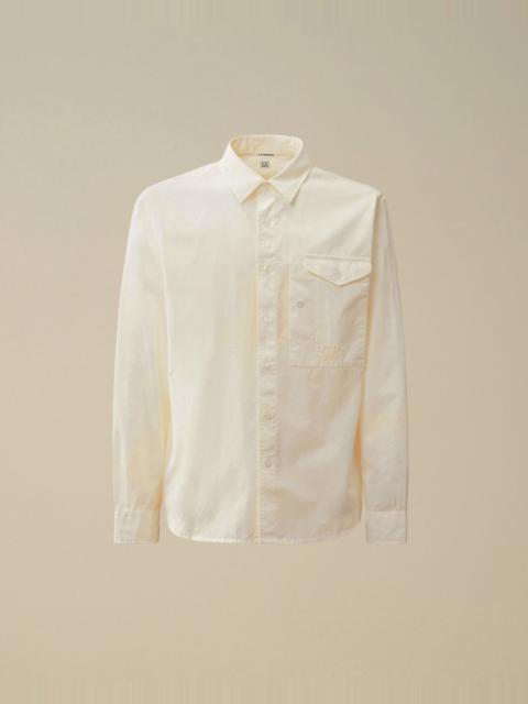 Emerized Popeline Buttoned Shirt