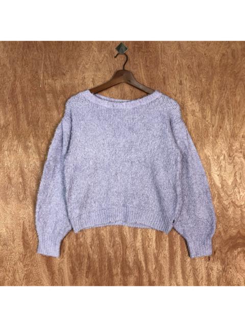 Other Designers Homespun Knitwear - GU Knit Sweater Mohair Soft Fur Shag Shaggy Knit