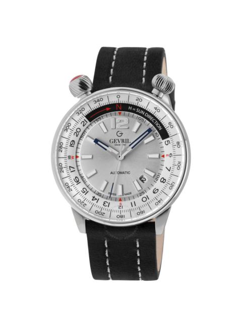 Other Designers Gevril Wallabout Automatic Silver Dial Men's Watch 48560A