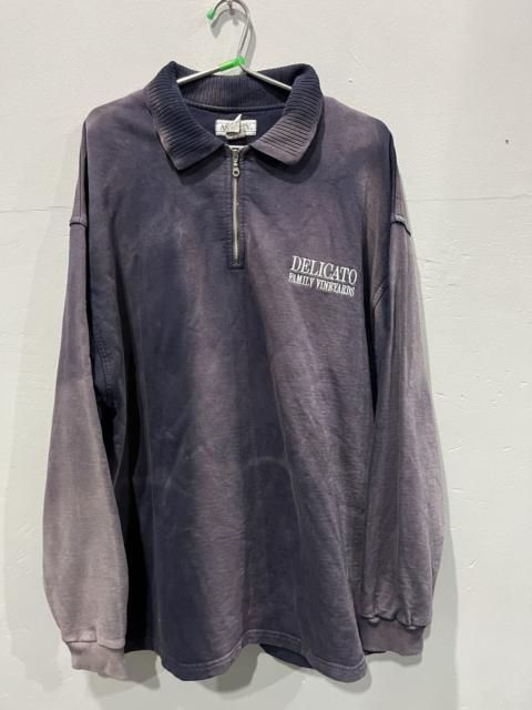 Other Designers Straight Faded - Vintage Sunfaded Blue Black Large Sized Sweatshirts