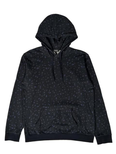 A.P.C. Blue Camo Pullover Hoodie