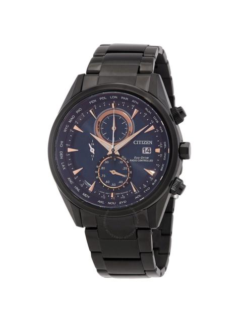 Other Designers Citizen Radio-Controlled World Time Chronograph Blue Dial Men's Watch AT8265-57L