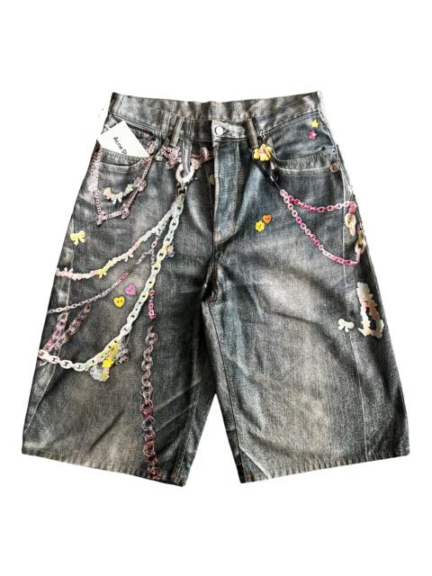 Acne - Acne Trompe Denim Shorts Sz