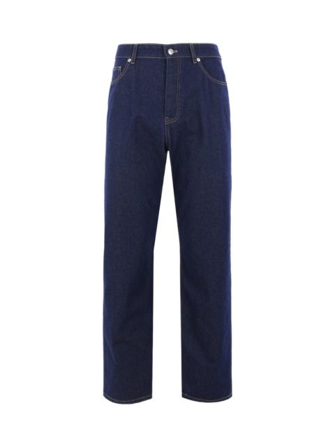 Maison Kitsuné Straight-leg Jeans In Denim