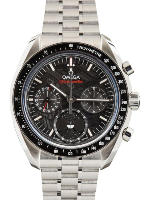OMEGA Used Stainless Steel Black Dial Omega Speedmaster Moonphase